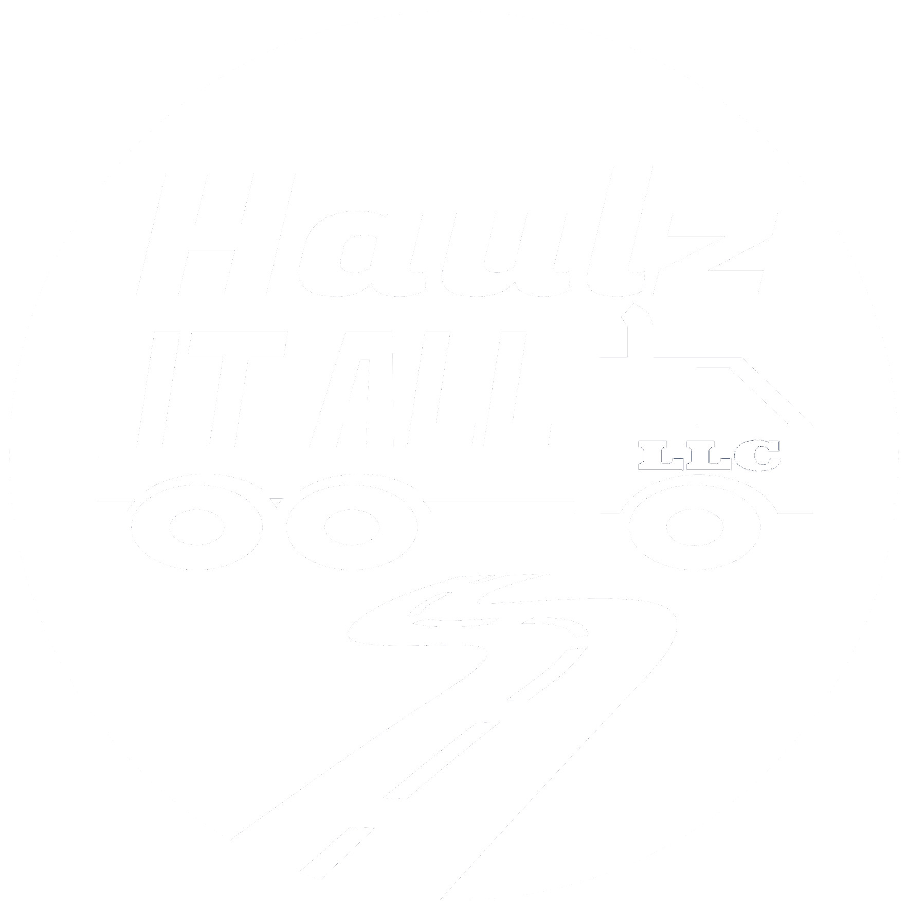 Logo Haulz It All white