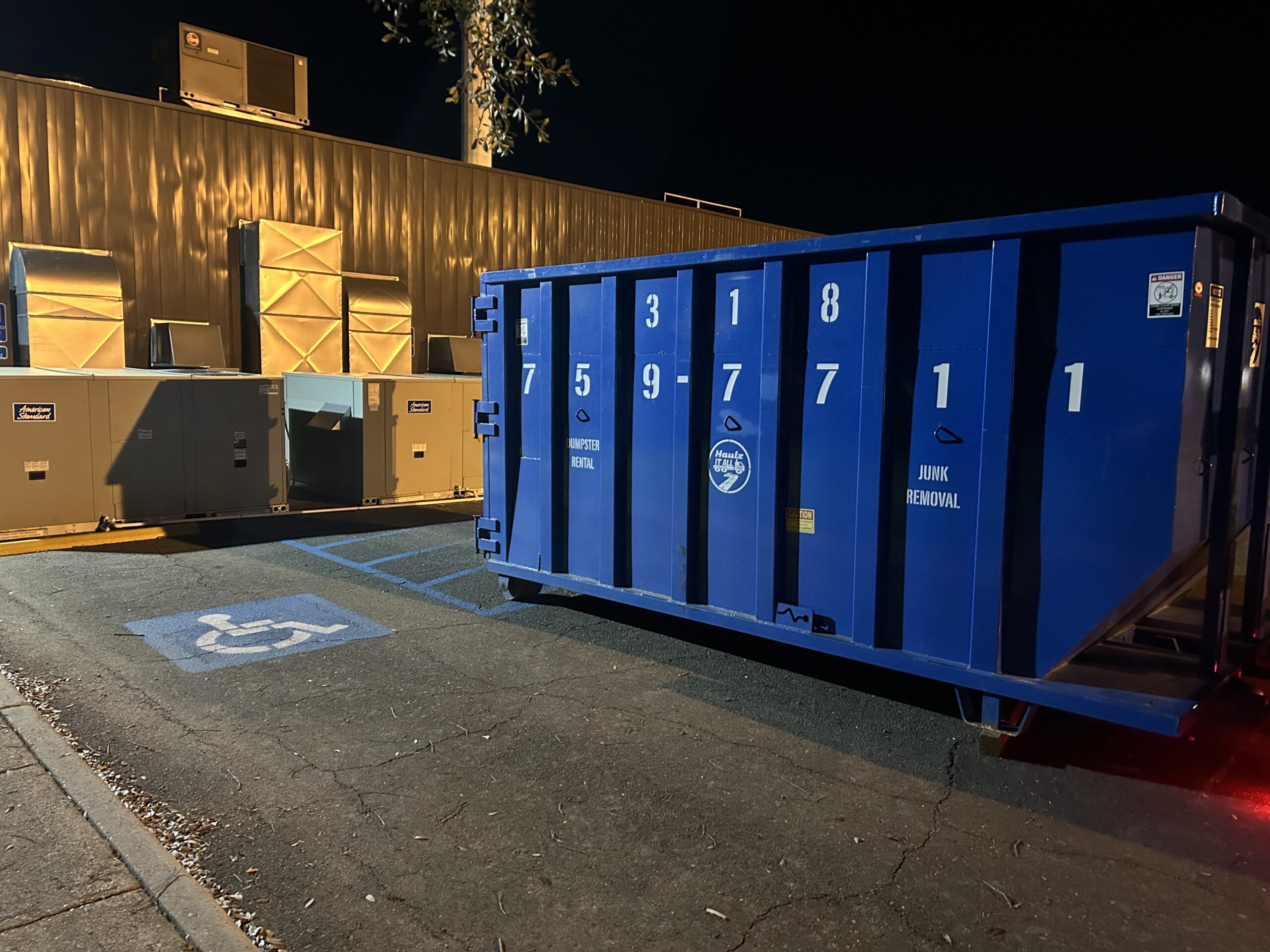 Emergency After Hours Roll Off Dumpster Service